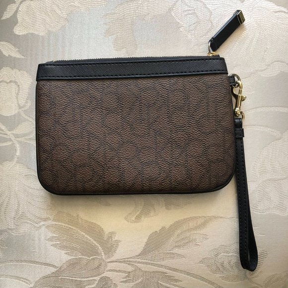 Calvin Klein Monogram Wristlet - Picture 2 of 3